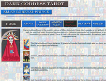 Tablet Screenshot of darkgoddesstarot.com